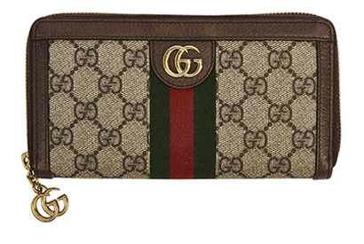 Gucci Ophidia GG Zip Around Wallet, front view